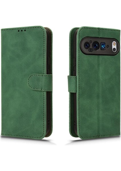 Google Piksel 9 Pro Xl Pu Deri Cüzdan Kickstand Kart Için Flip Case (Yurt Dışından)