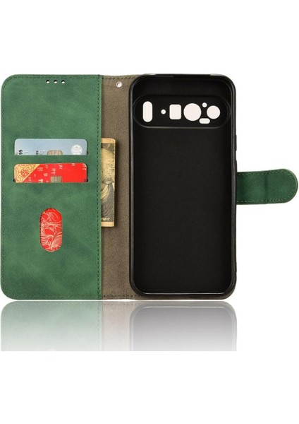 Google Piksel 9 Pro Xl Pu Deri Cüzdan Kickstand Kart Için Flip Case (Yurt Dışından)