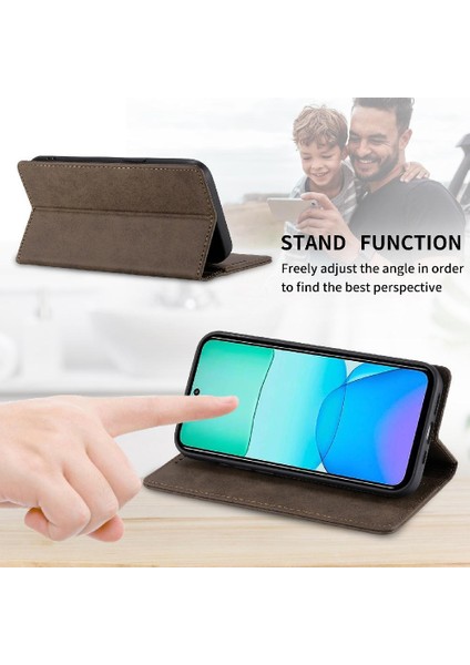 Xiaomi Poco M6 Pro Tpu Kart Yuvası Için Flip Case Darbeye Iş Rahat (Yurt Dışından) fiyatları