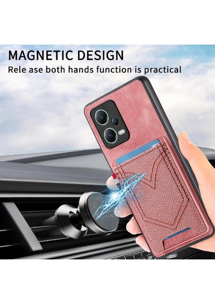 Xiaomi Redmi Için Not 12 5g Kot Cep Tasarım Manyetik Araç Montaj (Yurt Dışından)