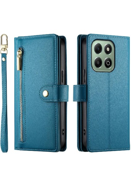 Onur X6B Kickstand Cüzdan Bölmesi Bilek Kayışı Kartı Için Flip Case (Yurt Dışından) fırsatları