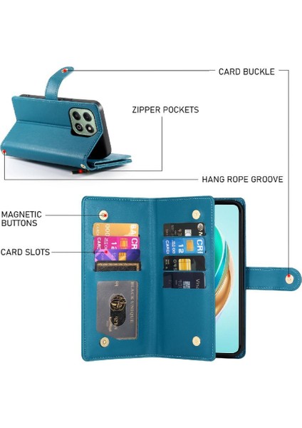 Onur X6B Kickstand Cüzdan Bölmesi Bilek Kayışı Kartı Için Flip Case (Yurt Dışından) indirimleri