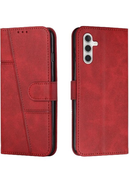 Samsung Galaxy A16 Için Flip Case Pu Deri Kart Ekleme Kickstand Tam (Yurt Dışından)
