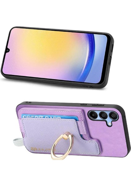 Samsung Galaxy A25 Manyetik Halka Standı Tutucu Magsafe Uyumlu (Yurt Dışından)
