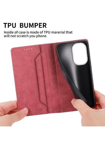 Realme 10 Pro Artı Kart Yuvası Tpu Darbeye Iş Için Flip Case (Yurt Dışından)