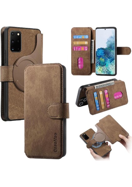 Samsung Galaxy S20 Artı Retro Mıknatıs Koruyucu Malzeme Kartı Için Flip Case (Yurt Dışından)