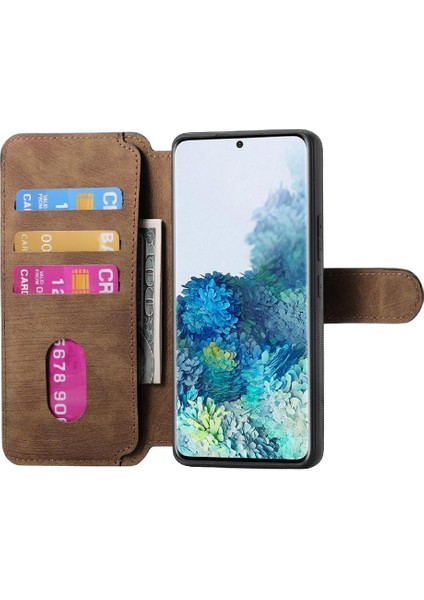 Samsung Galaxy S20 Artı Retro Mıknatıs Koruyucu Malzeme Kartı Için Flip Case (Yurt Dışından)