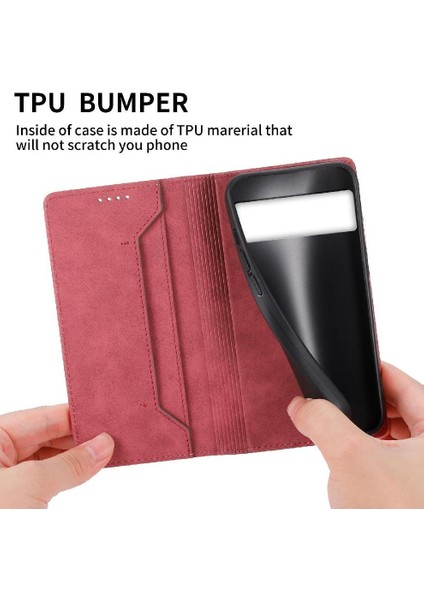 Google Pixel 8 Pro Kickstand Iş Rahat Darbeye Dayanıklı Için Flip Case (Yurt Dışından)