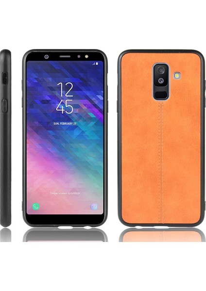 Samsung Galaxy A6 Artı 2018 Sözleşmeli Tasarım Klasik Için Hafif Durumda (Yurt Dışından)