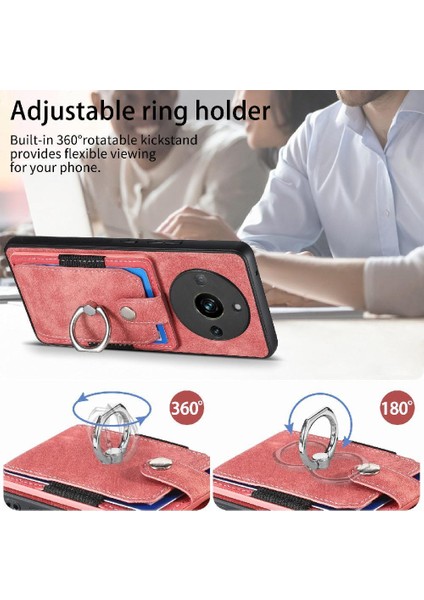 Realme 11 Pro Crad Yuvası Için Kılıf Manyetik Araç Montaj Standı Halka Tutucu (Yurt Dışından)