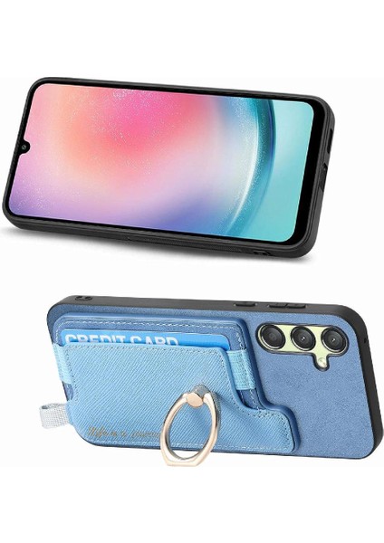 Samsung Galaxy A24 Halka Standı Tutucu Cüzdan Magsafe Uyumlu (Yurt Dışından)