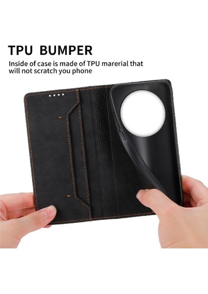 Realme 12 Pro 5g Kart Yuvası Tpu Iş Rahat Kickstand Için Flip Case (Yurt Dışından)