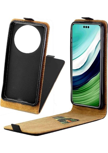 Huawei Mate 60 Için Dikey Flip Case Koruyucu Kapak Kart Yuvası Tpu Tarzı (Yurt Dışından)
