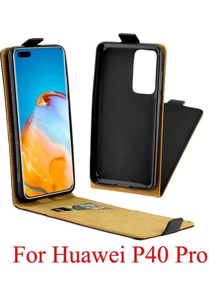 Huawei P40 Pro Iş Tarzı Koruyucu Kapak Tpu Için Dikey Flip Case (Yurt Dışından) fiyatları
