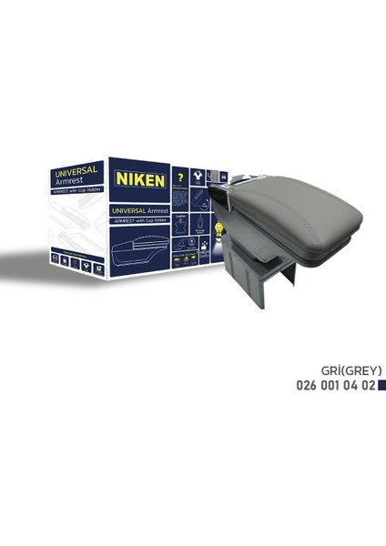 Niken Kol Dayama Kromlu Gri