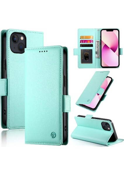 IPhone 13 Kart Yuvaları Için Flip Case Günlük Kullanım Cüzdan Iş Çevirme (Yurt Dışından)