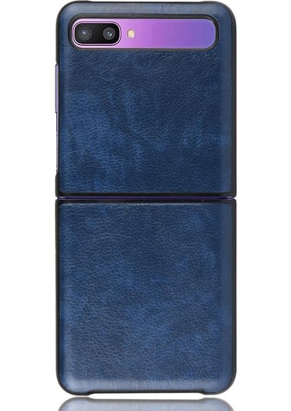 Samsung Galaxy Z Flip Anti Scratch Lychee Desen Kapak Için Retro Kılıf (Yurt Dışından)