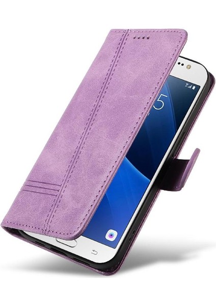 Samsung Galaxy J5 Için Filp Durumda 2016 Ayrılabilir Siyah Bilezik Preslenmiş Pu (Yurt Dışından)