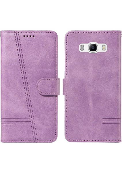 Samsung Galaxy J5 Için Filp Durumda 2016 Ayrılabilir Siyah Bilezik Preslenmiş Pu (Yurt Dışından)