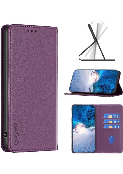 Xiaomi Redmi Not 10 Için Flip Case Pro Max Pu Deri Manyetik Cüzdan Yuvası (Yurt Dışından)