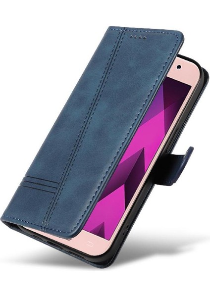 Samsung Galaxy A5 Için Filp Durumda 2017 Ayrılabilir Siyah Bilezik Cüzdan Kılıf (Yurt Dışından)