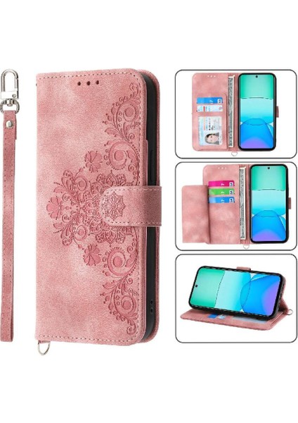 Xiaomi Redmi Için Flip Case 13 4g Bileklik Darbeye Çoklu Kredi Kartı (Yurt Dışından)