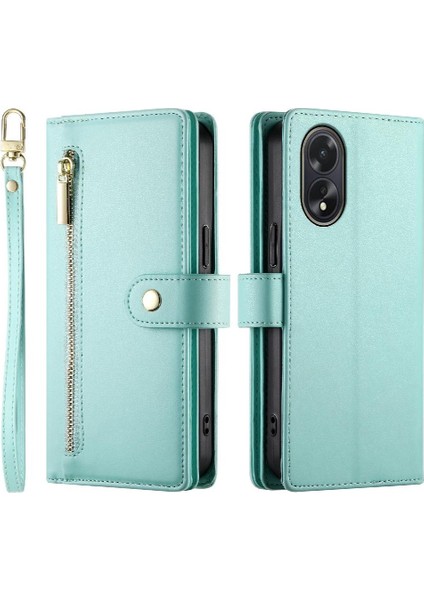 Oppo A38/A18 Çok Fonksiyonlu Kart Yuvaları Cüzdan Bölmesi Için Flip Case (Yurt Dışından) modelleri