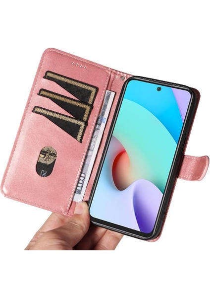 Xiaomi Redmi 10 Başbakan Cüzdan Telefon Kılıfı Için Filp Durumda Preslenmiş Pu Deri (Yurt Dışından) fiyatları