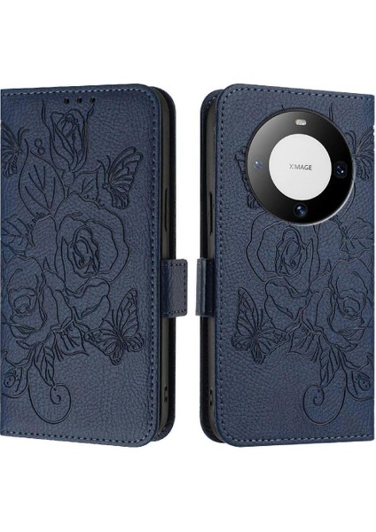 Kredi Kartı Yuvası ile Huawei Mate 60 Için Kılıf Pu Deri Manyetik Cüzdan (Yurt Dışından) indirimleri