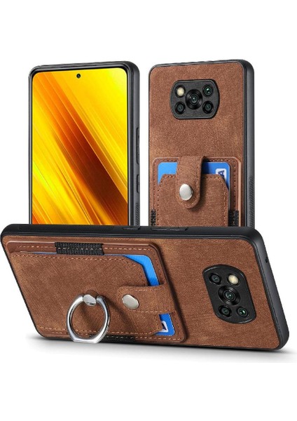 Xiaomi Poco X3 Nfc Standı Halka Tutucu Crad Yuvası Manyetik Araç Montaj (Yurt Dışından)