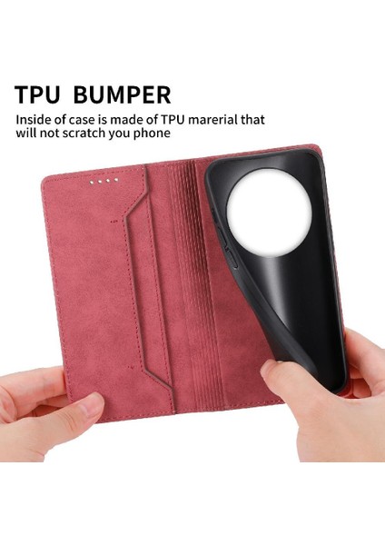 Realme 12 Pro Artı Kart Yuvası Darbeye Tpu Kickstand Için Flip Case (Yurt Dışından)