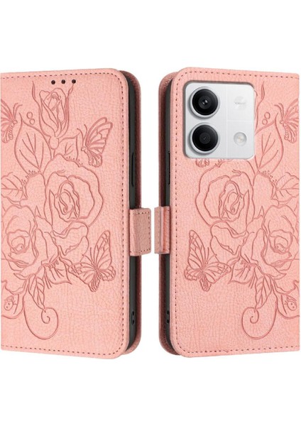 Xiaomi Redmi Not 13 5g Için Kredi Kartı Yuvası Manyetik Cüzdan Pu (Yurt Dışından)