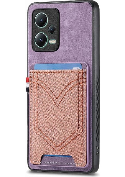 Xiaomi Redmi Için Not 12 5g Kot Cep Tasarım Manyetik Araç Montaj (Yurt Dışından)
