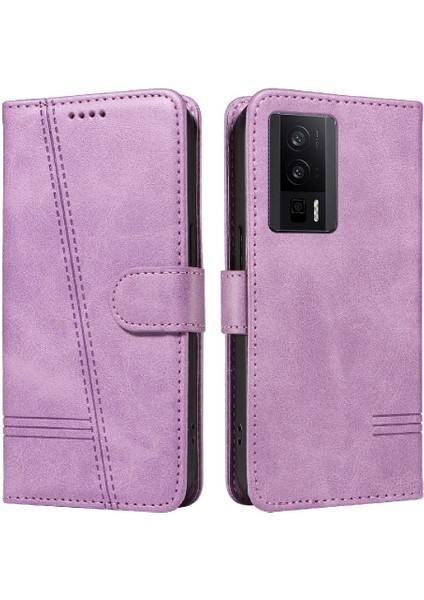 Xiaomi Poco F5 Pro Için Kredi Kartı Yuvası ile Cüzdan Telefon Kılıfı (Yurt Dışından)
