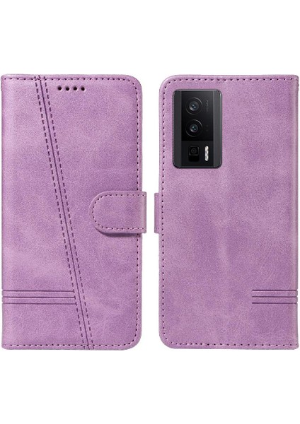 Xiaomi Poco F5 Pro Için Kredi Kartı Yuvası ile Cüzdan Telefon Kılıfı (Yurt Dışından)