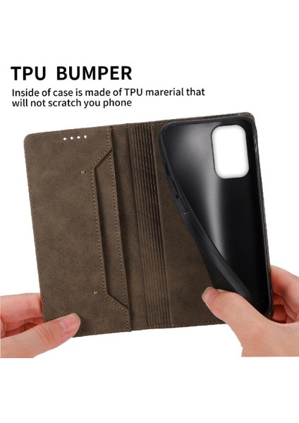 Xiaomi Redmi Not 10 Için Flip Case 4g Darbeye Kickstand Tpu Kart Yuvası (Yurt Dışından) indirimleri