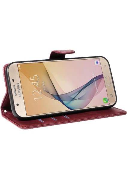 Samsung Galaxy J5 Başbakan Cüzdan Telefon Kılıfı Için Filp Durumda Ayrılabilir Siyah (Yurt Dışından)