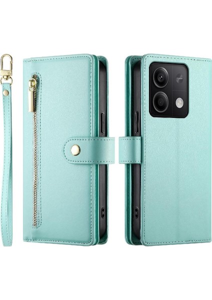 Xiaomi Redmi Not 13 Için Flip Case 5g Standı Cüzdan Crossbody Kayış (Yurt Dışından)