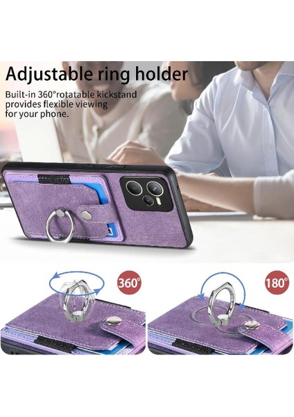 Realme C35 Için Kılıf Standı Manyetik Araç Montaj Crad Yuvası Halka Tutucu (Yurt Dışından) modelleri