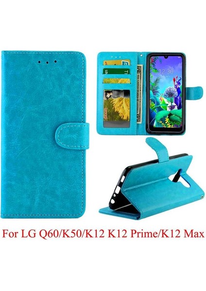 Lg Q60/LG Flip Kickstand Manyetik Kapatma Kart Tutucu Pu Için Flip Case (Yurt Dışından) modelleri