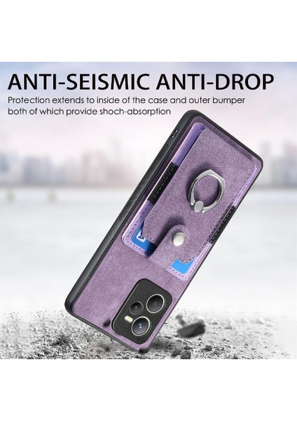 Realme C35 Için Kılıf Standı Manyetik Araç Montaj Crad Yuvası Halka Tutucu (Yurt Dışından) fırsatları