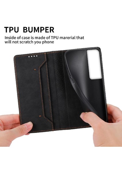 Realme C65 Kickstand Darbeye Kart Yuvası Iş Rahat Için Flip Case (Yurt Dışından) modelleri