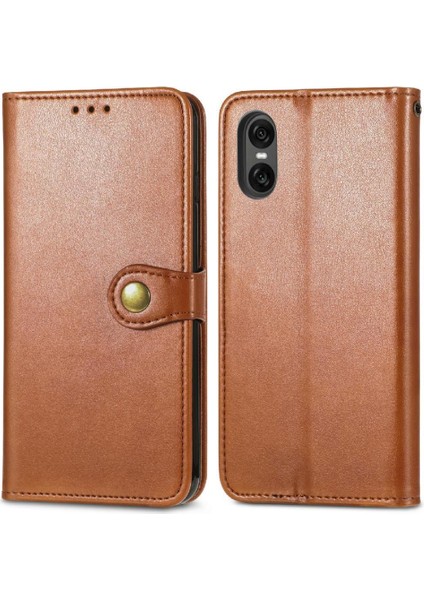 Sony Xperia 10 Vı Için Kılıf Deri Kılıf Moda Tasarımı Zarif Iş (Yurt Dışından) indirimleri