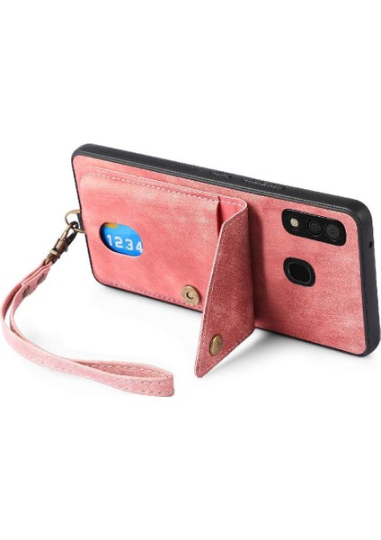 Samsung Galaxy A30/A20 Çok Fonksiyonlu Kart Yuvası Premium Deri (Yurt Dışından) modelleri