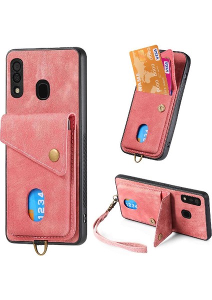 Samsung Galaxy A30/A20 Çok Fonksiyonlu Kart Yuvası Premium Deri (Yurt Dışından) indirimleri