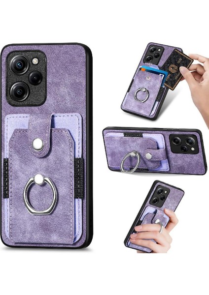 Xiaomi Poco X5 Pro Crad Yuvası Standı Manyetik Araç Montaj Yüzük Tutucu (Yurt Dışından)