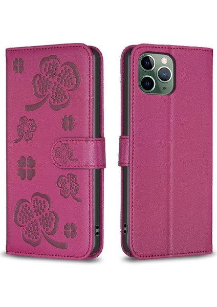 IPhone 11 Için Flip Case Pro Max Pu Deri Kart Yuvaları Tutucu Kickstand (Yurt Dışından)