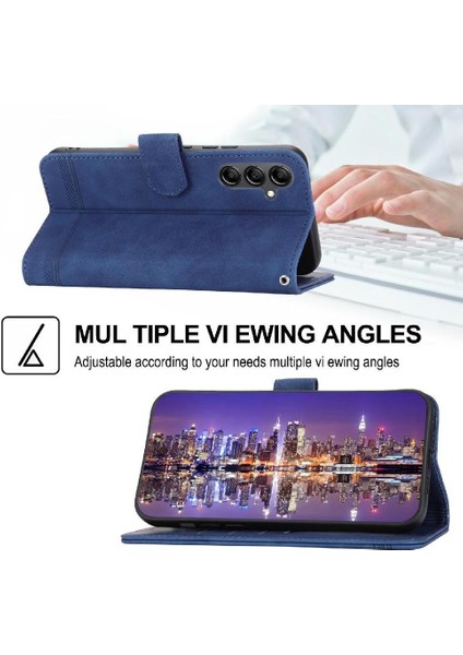 Samsung Galaxy A34 Manyetik Kapatma Premium Kart Yuvaları Nakit Için Flip Case (Yurt Dışından)