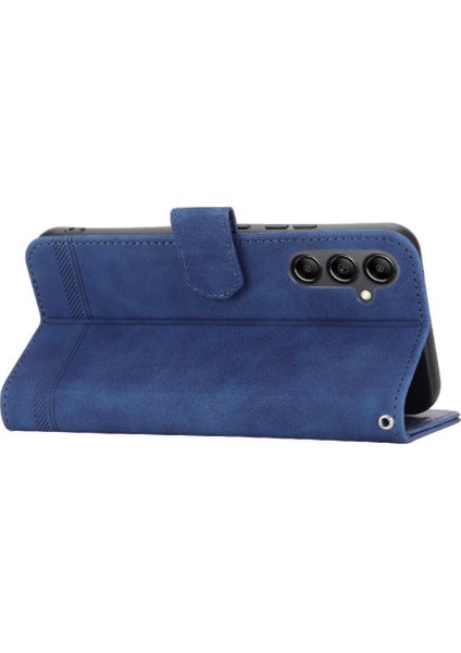 Samsung Galaxy A34 Manyetik Kapatma Premium Kart Yuvaları Nakit Için Flip Case (Yurt Dışından)