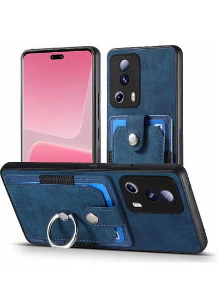Xiaomi 13 Lite Için Kılıf Manyetik Araç Montaj Crad Yuvası Standı Halka Tutucu (Yurt Dışından)